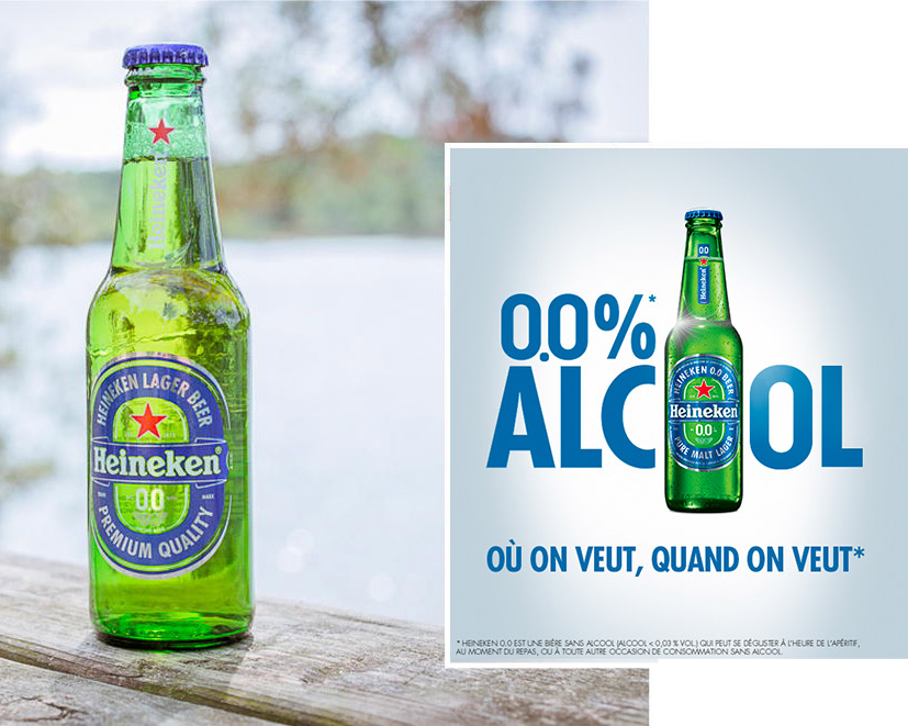 Bière sans alcool - Heineken lance Heineken 0.0