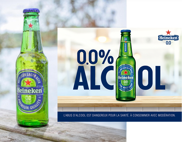 Nos bieres sans alcool Heineken 0.0
