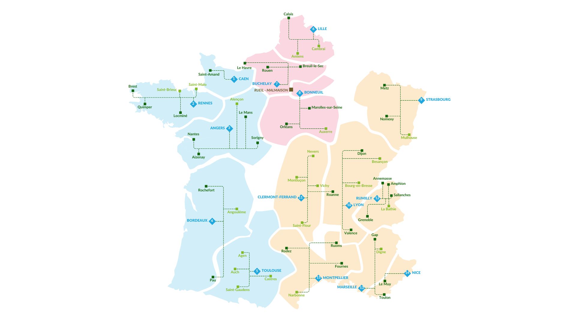 Design sans titre Carte business unit France Boissons