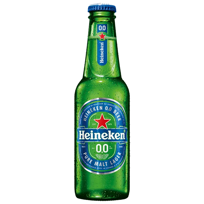 Heineken, 0.0% Alcool, l'abus d'alcool est dangereux pour la santé, consommez avec modération.