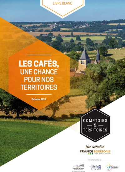 Livre blanc couverture Les Cafés, une chance pour nos territoires