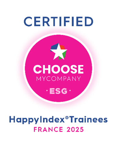 logo happy trainees Certified "Choose my company - ESG"