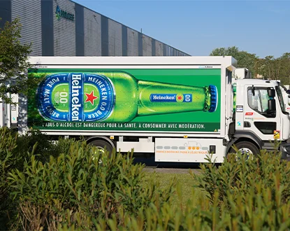 Livraisons de camions à Bonneuil