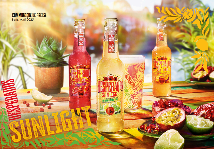 Nouvel univers, nouveau goût : Découvrez Desperados Sunlight !